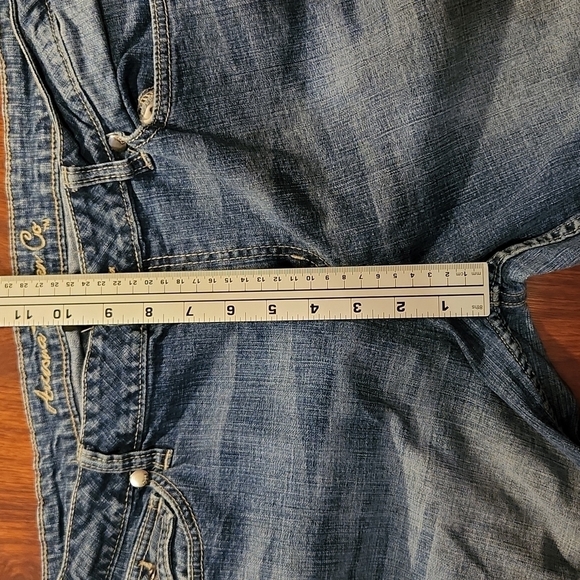 Arizona Jeans Size 17 Has Been Cropped Manually -flaws - Picture 9 of 11